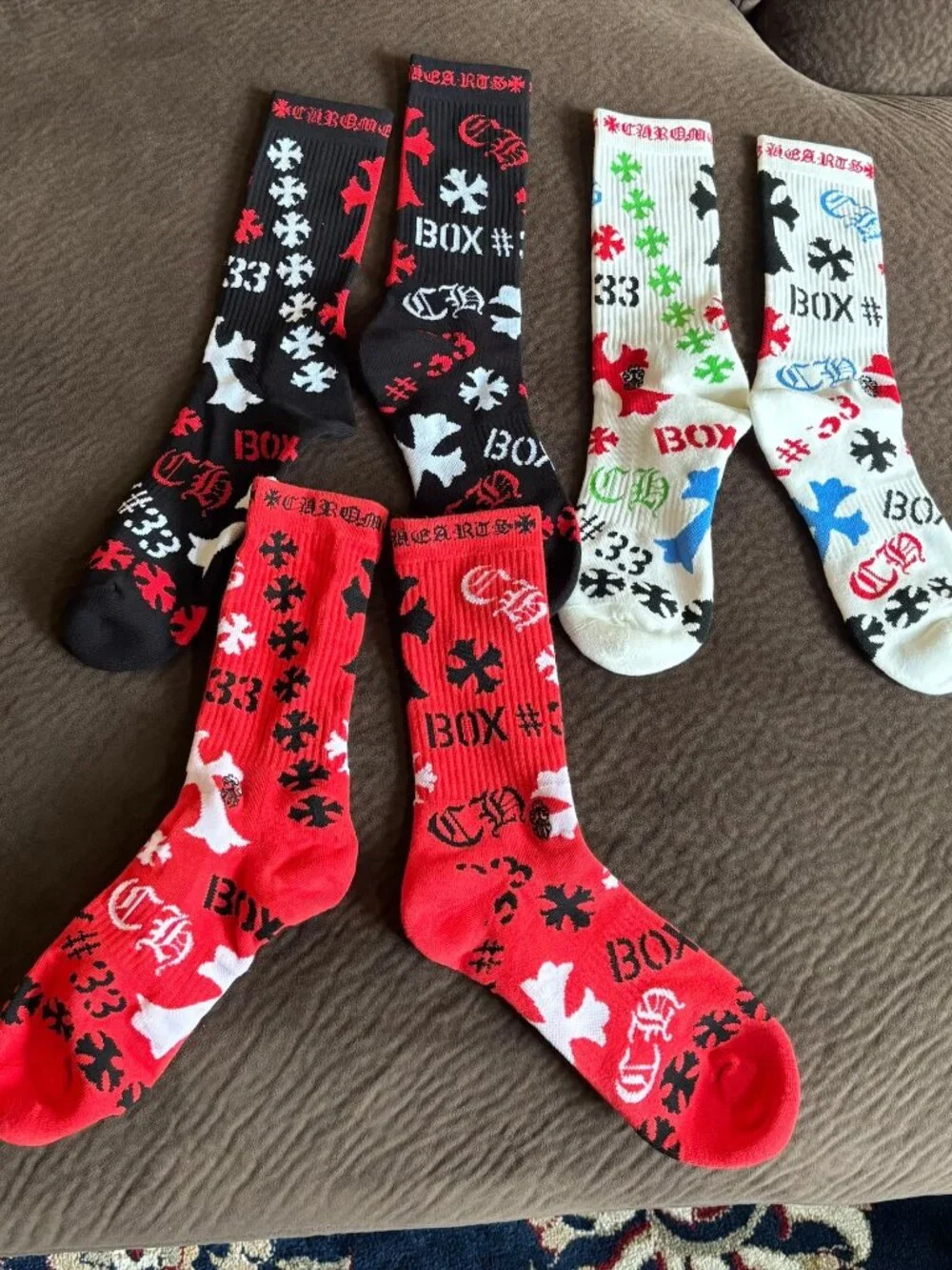 Chrome hearts sock bundle